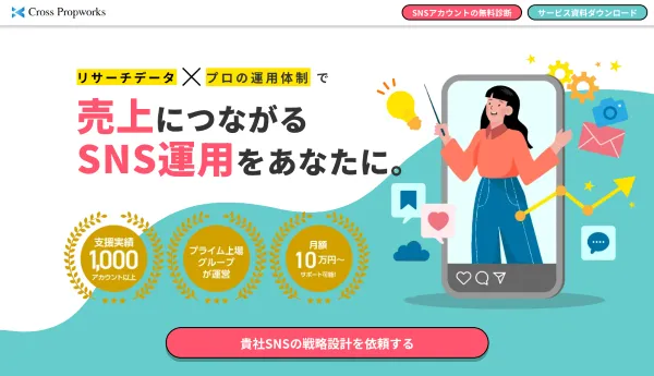 株式会社クロス・プロップワークス　ホームページ